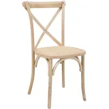 Rattanstuhl SIT, beige (natur, natur), B:48cm H:89cm T:52cm, Massivholz, Geflecht Rattan, Stühle, stapelbar