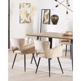 Beliani Esszimmerstuhl 2er Set SANILAC