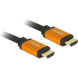 Delock HDMI Typ A (Standard) Schwarz, Gold