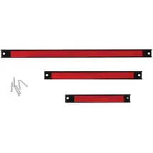Toolland Werkzeughalter Stahl 3er Set Rot/Schwarz
