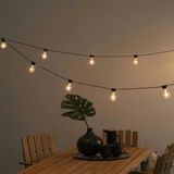 Konstsmide Party-Lichterkette mit 00 Transparenten Lampen Extra-Warm