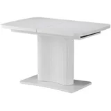 Vicco Esstisch Fenaro, Weiß, 120 x 80 cm ausziehbar, mit Auszugsfunktion für Variable Tischlängen