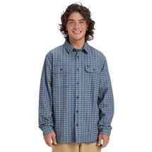 QUIKSILVER Langarmhemd Blau S