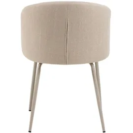 Actona 2er Set Actona Stuhl Eleanor Stoff Beige
