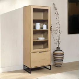 Interlink Vitrine Vivo 70 x 45 x 190 cm Braun