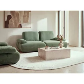 Beliani Sofa 3-sitzer Nacka Hellgrün