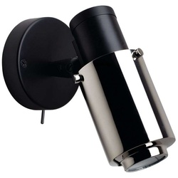 DCW - Biny Spot LED m/Schalter Schwarz/Nickel - cm