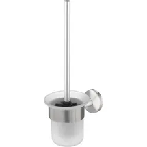 Trendline WC-Bürstengarnitur Simple Round Edelstahl/Glas