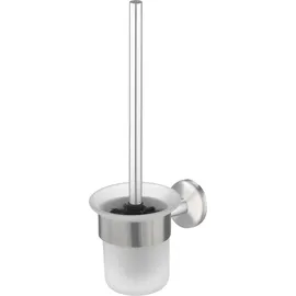 Trendline WC-Bürstengarnitur Simple Round Edelstahl/Glas