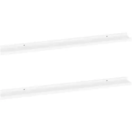 vidaXL Wandregal 100 x 9 x 3 cm Weiß