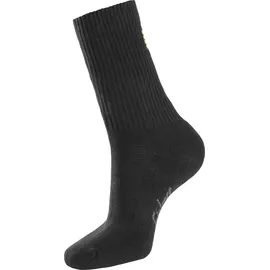 Snickers Workwear Hohe Baumwollsocken 3-Paar Schwarz 37-40
