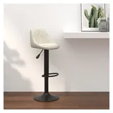 vidaXL Barhocker 335337 40 x 40 x 100 cm Creme