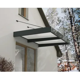 CANOPIA Palram - Canopia Vordach Sophia XL 192 cm x 140 cm Grau