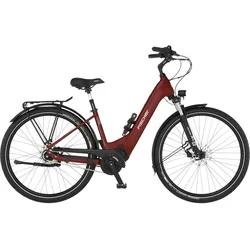 FISCHER CITA 7.8i City E-Bike - bordeaux, RH 43 cm, 28 Zoll, 522 Wh 43 CM