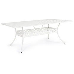 Bizzotto Tisch »Ivrea«, BxHxL: 107 x 73 x 213 cm, Tischplatte: Aluminium - weiss