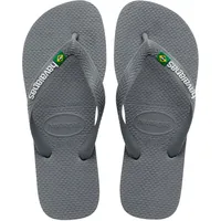 Havaianas Brasil Logo Zehentrenner, Steel Grey Steel Grey, 39/40