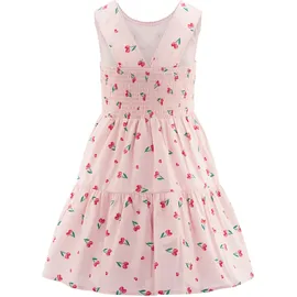 happy girls Sommerkleid HAPPY GIRLS, Mädchen, Gr. 128, EURO-Größen, rose, Stoff, 100% Baumwolle. normal, Kleider Sommerkleid,