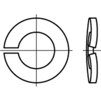Reyher Federring DIN 128 A 6 1.4310 100 Stück