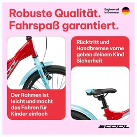 coolmobility gmbh S'cool XXlite 18 Zoll RH 28 cm rot/blau