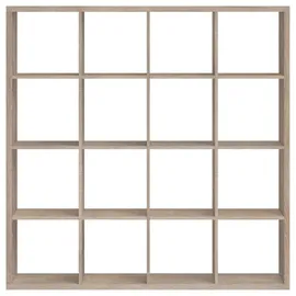 BASED Raumteiler Style 147 x 147 x 38 cm eiche sonoma