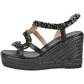 Alma en Pena Keilsandaletten Damen Schwarz 38