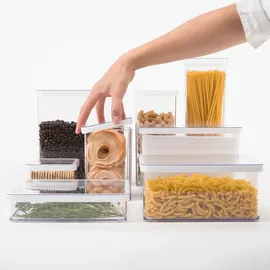 Rotho Dose Loft 1 l Transparent/Weiß