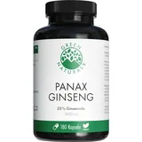 Heilpflanzenwohl GREEN NATURALS Panax Ginseng Hochdos.vegan Kapseln
