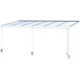 SKANHOLZ Terrassendach Garda 648 x 257 cm weiß