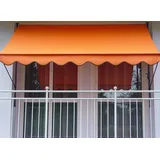 ANGERER Klemmmarkise Standard orange, 150 cm