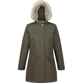 Regatta Serleena II Parka für Damen Wasserdicht mit Kapuze , Farbe:Schwarz, Größe:38 - Schwarz 38