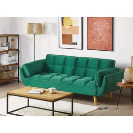 Beliani Schlafsofa 3-Sitzer Asby