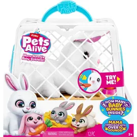 Zuru Pets Alive Mama Bunny Surprise 24 cm Rosa