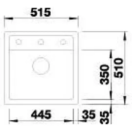 Blanco Dalago 5 weiß + Excenterbetätigung