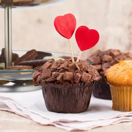 Relaxdays 10025680 rund, Cupcake, Keks, Obst, Muffin, Servierständer, Glas, Edelstahl, silber/transparent,