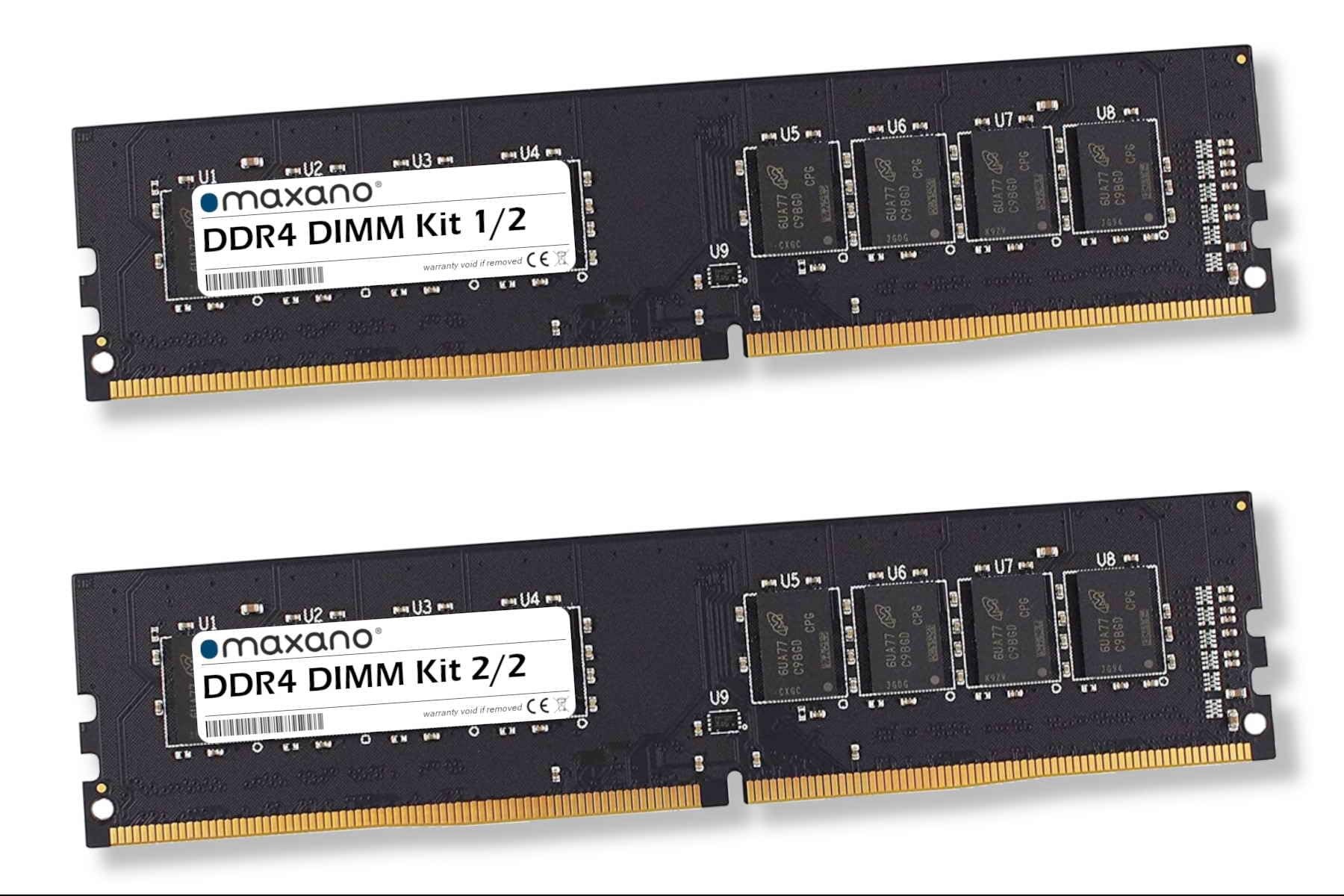 Maxano 32GB Kit 2X 16GB RAM kompatibel mit Dell OptiPlex 7010 SFF (DDR4) (PC4-25600 DIMM Arbeitsspeicher)