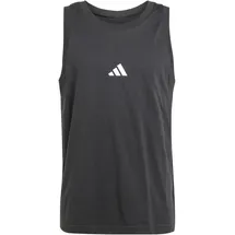 adidas Essentials Small Logo Herren Tanktop, schwarz - L