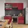 Vicco Küchenzeile Fame-Line 200 cm bordeaux hochglanz