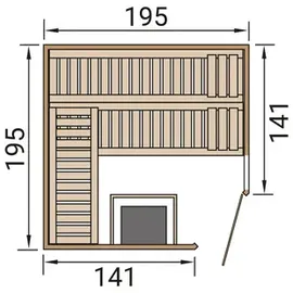 Weka Turku 2 inkl. 9 kW Kompaktofen + int. Steuerung