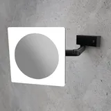viverso Zoom me Kosmetikspiegel mit 5-facher Vergrößerung, Beleuchtung mit einstellbarer Farbtemperatur, VM6601MB,