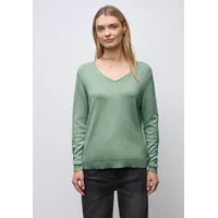 STREET ONE V-Neck Pullover, - grün