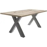 Roller Esstisch - Sandeiche - Graphitoptik - 180x90 cm Küchentisch Essecke