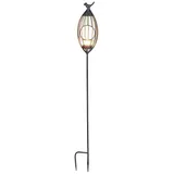 Buri Metall-Gartenstecker Vogelkäfig 0 x 0 cm Silber/Grau