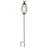 Buri Metall-Gartenstecker Vogelkäfig 0 x 0 cm Silber/Grau
