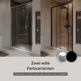Schulte Sunny Schiebetür Nische 120 x 200 cm Klar hell/Sicherheitsglas