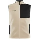 Craft ADV Explore Pile Fleeceweste Ecru/Black XXL