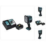 Makita DML 812 RG1 Akku LED Handstrahler Taschen Lampe 18 V 1250 lm + 1x Akku 6,0 Ah + Ladegerät