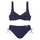 LASCANA Bügel-Bikini Damen marine Gr.38 Cup B