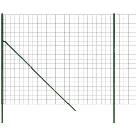 vidaXL Maschendrahtzaun 1,8x10 m Grün