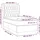 vidaXL Boxspringbett mit Matratze Hellgrau 100x200 cm Stoff