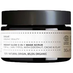 Evolve Organic Beauty RADIANT GLOW 2-in-1 MASK SCRUB Anti-Aging Maske 60 ml 